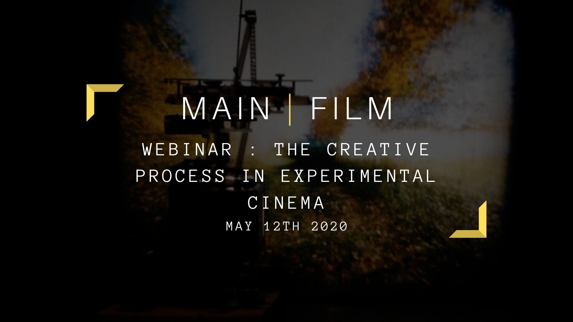 The creative process in experimental cinema