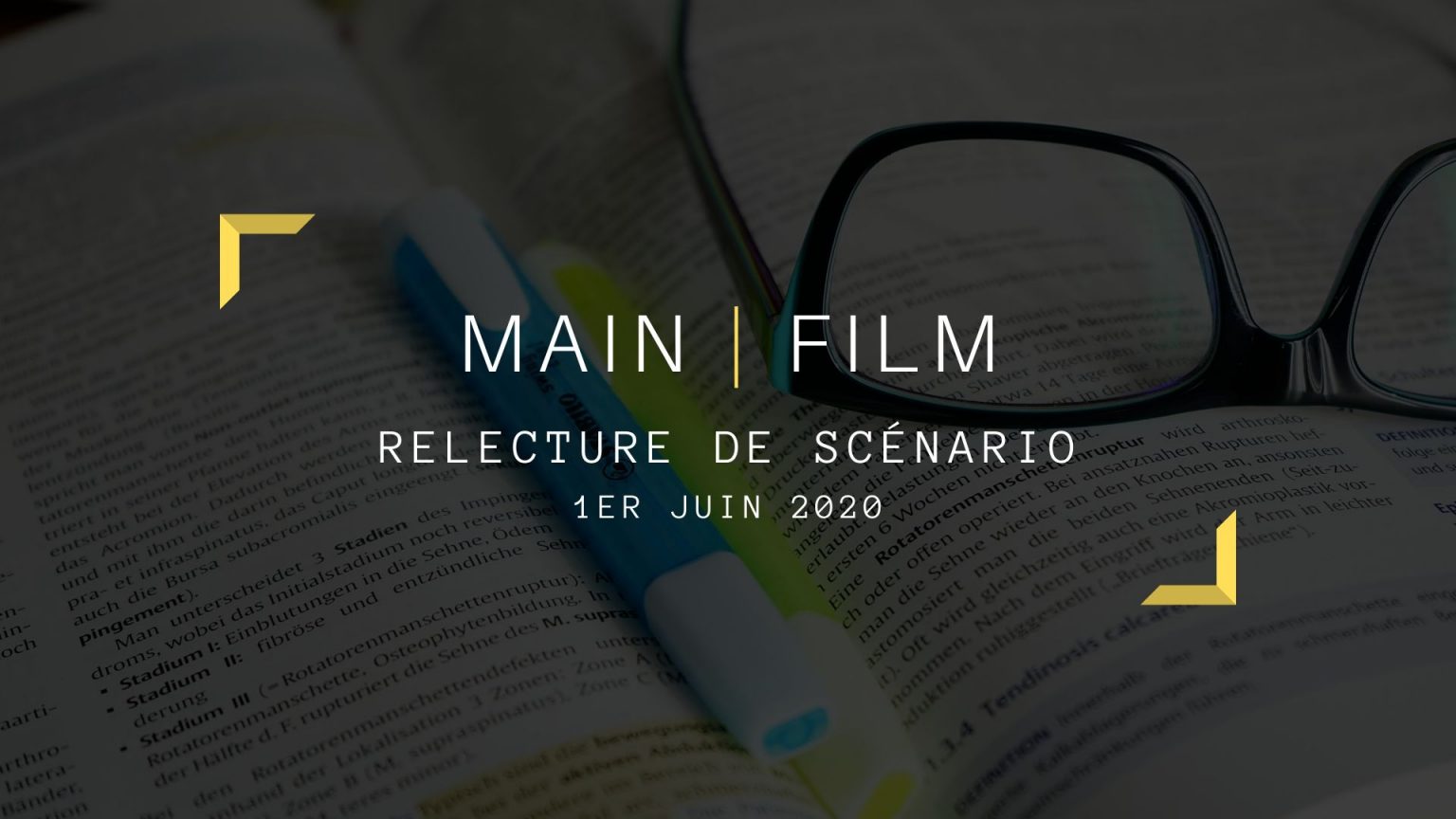 En ligne | Relecture de scénario de court-métrage | Main Film