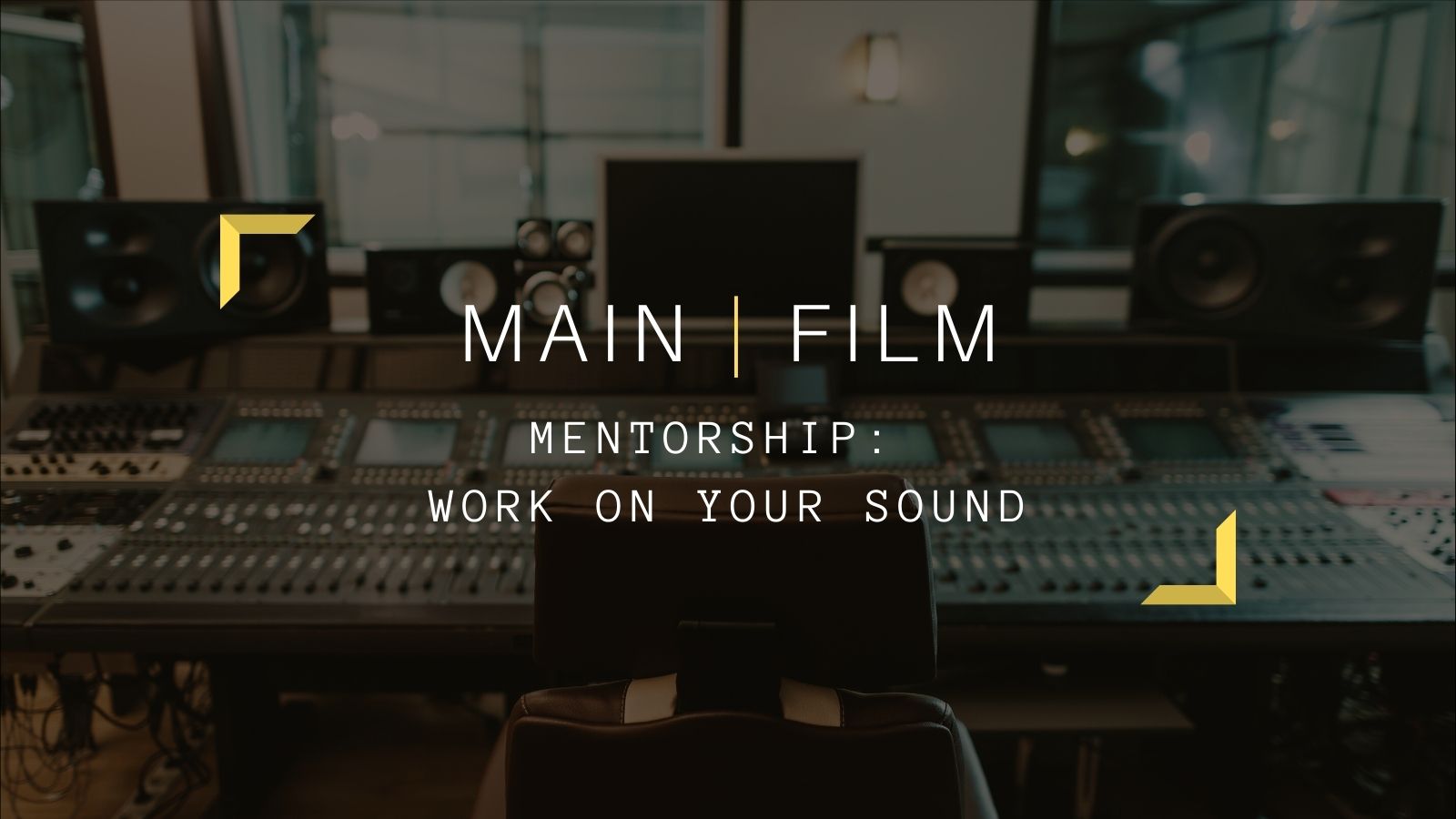 Mentoring application : Work on your sound | Online