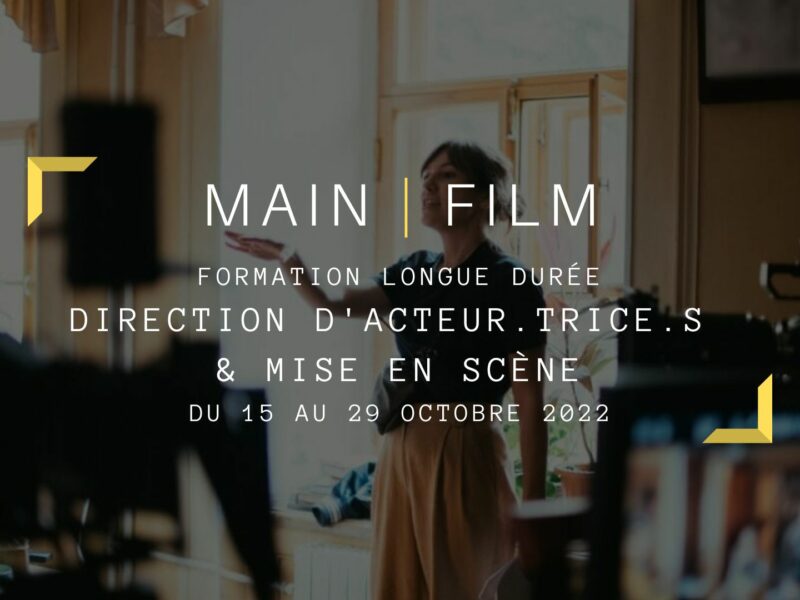 Direction d'acteur.trice.s et mise en scène | En présentiel