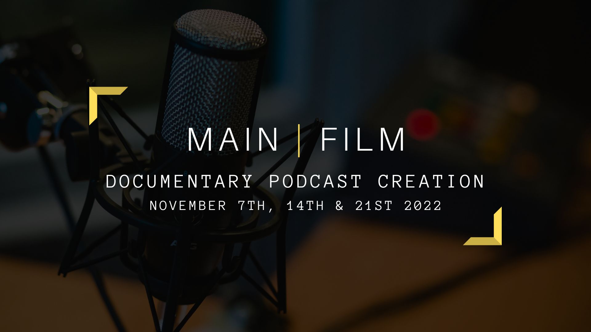 Documentary Podcast Creation | In person