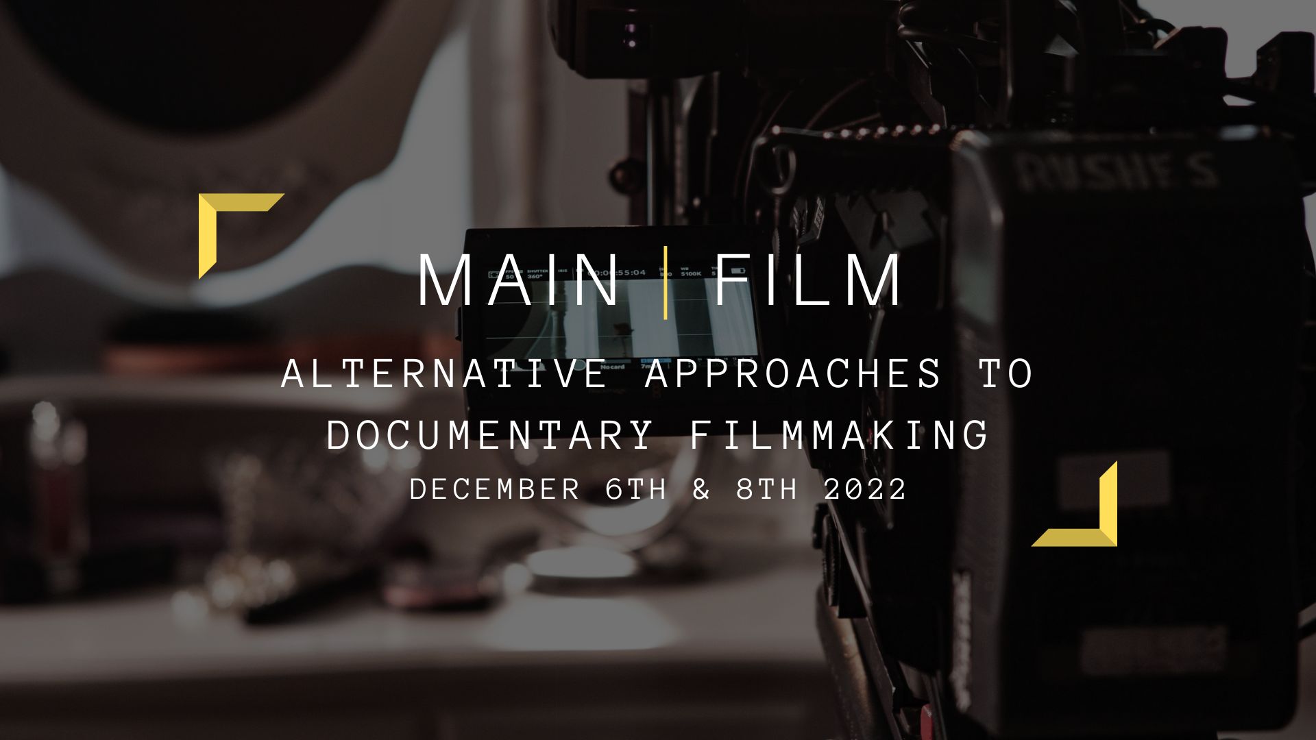 Alternative Approaches to Documentary Filmmaking | In person