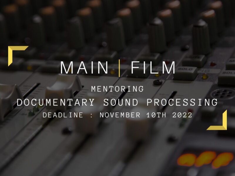Mentoring application : Documentary sound processing | Online