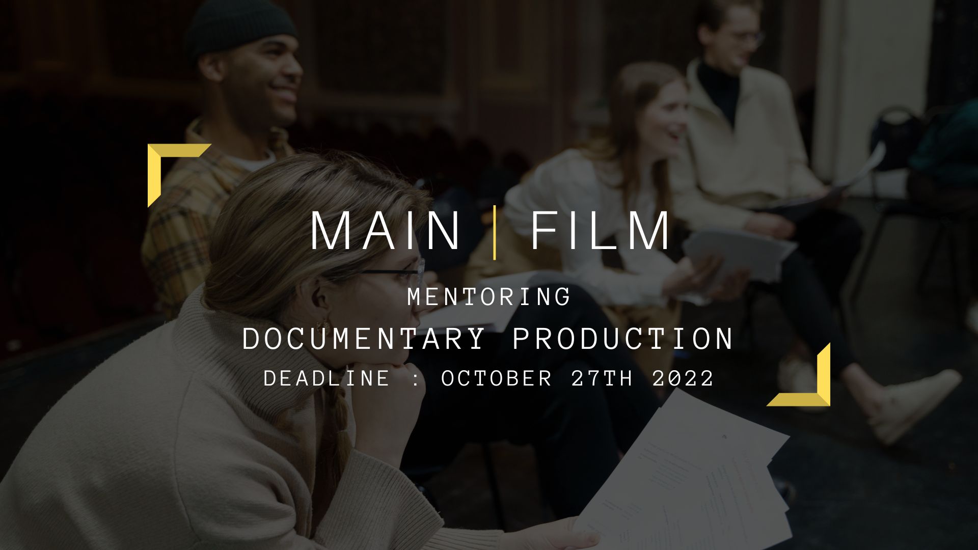 Mentoring application: Documentary production | Online