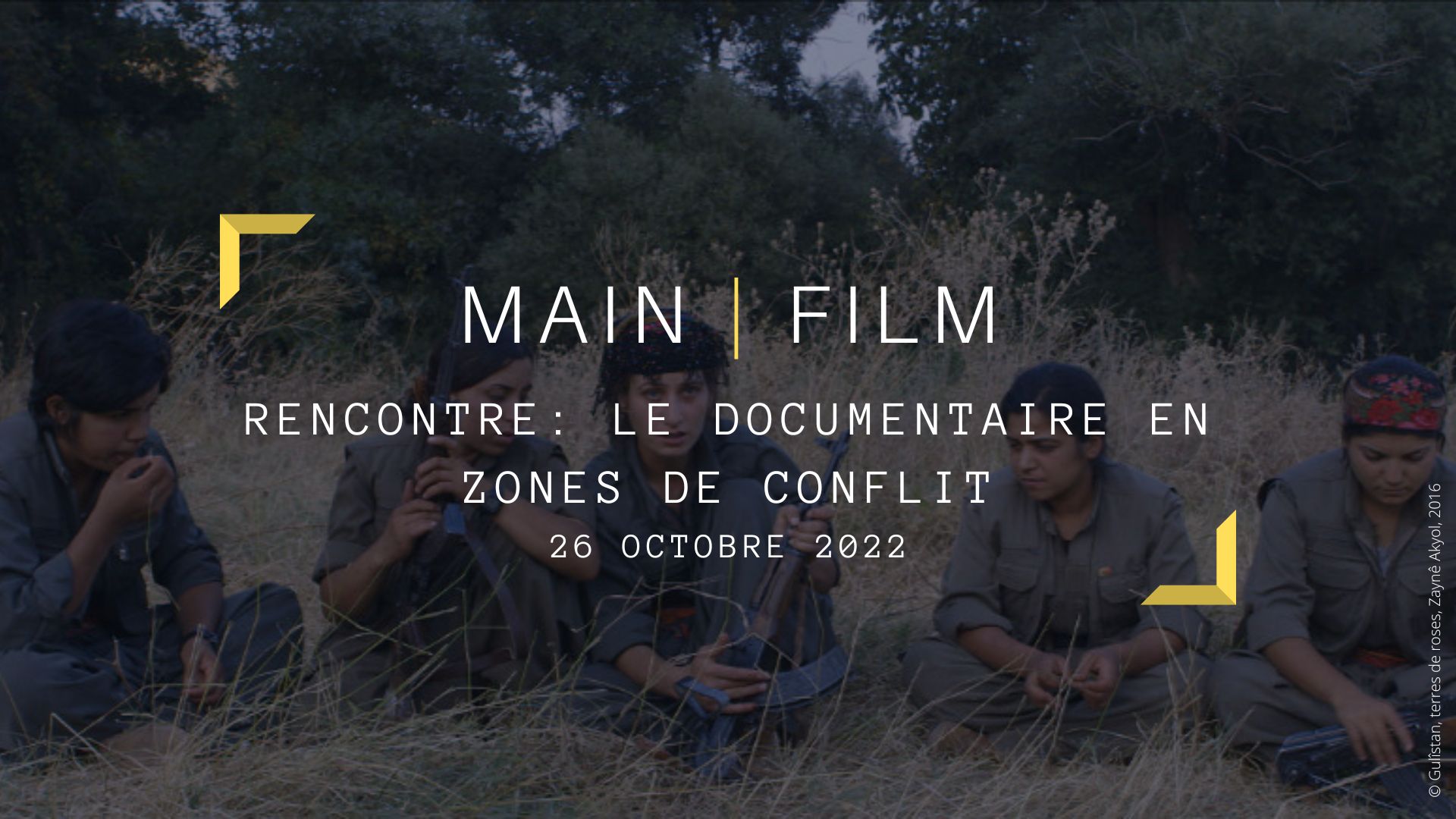 Rencontre : Le documentaire en zones de conflit | En présentiel