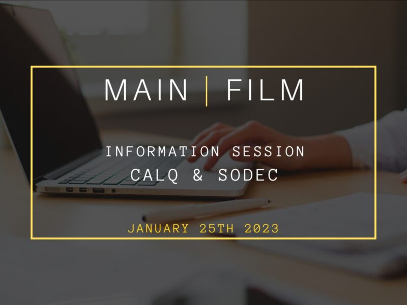 Information session: CALQ & SODEC  | Hybrid