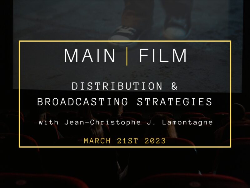 Distribution and Broadcasting strategies | In person