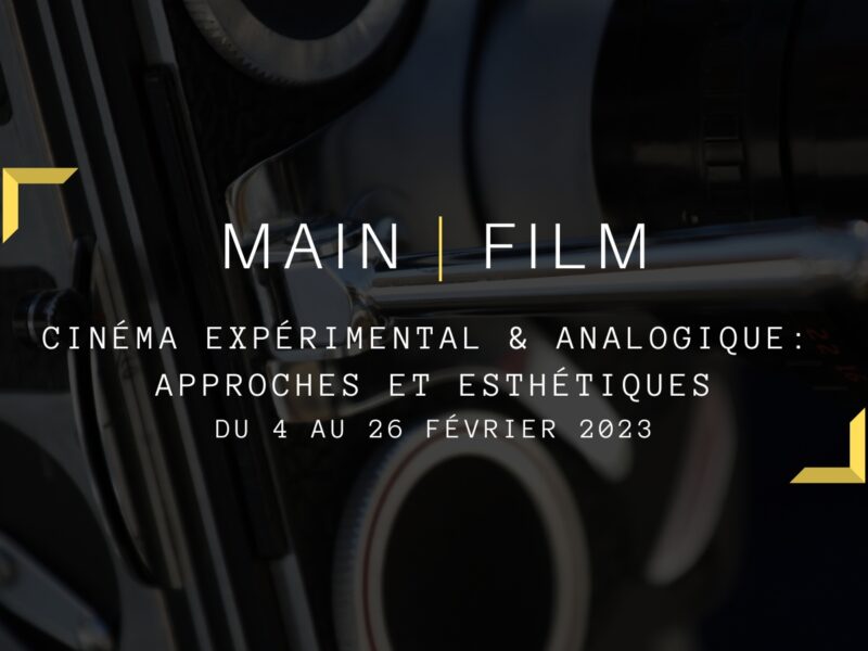 Cinéma expérimental et analogique : approches et esthétiques | En présentiel