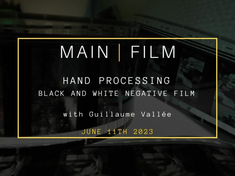 Hand processing (Black & White negative film) | In-person