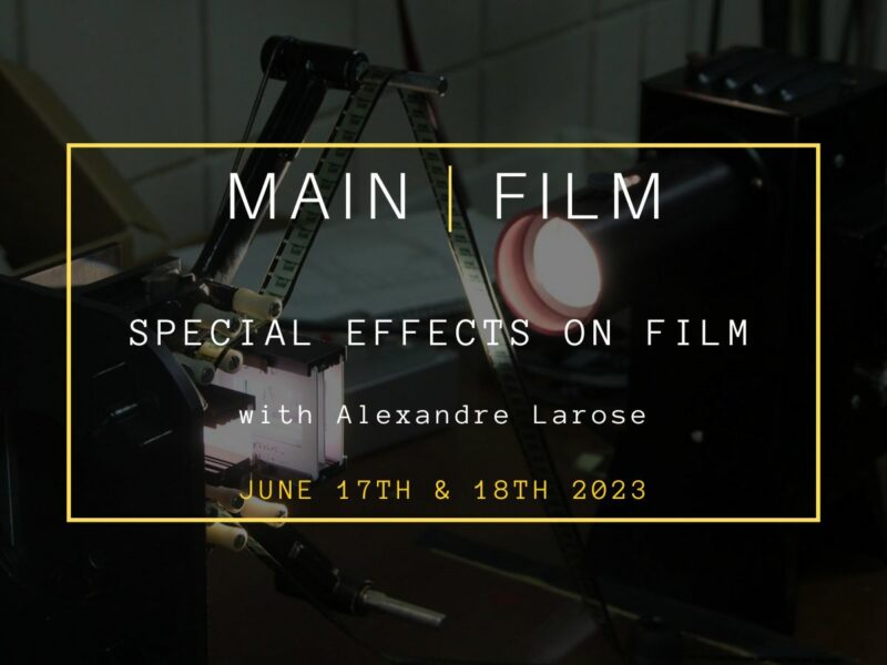 Special effects on film | In-person