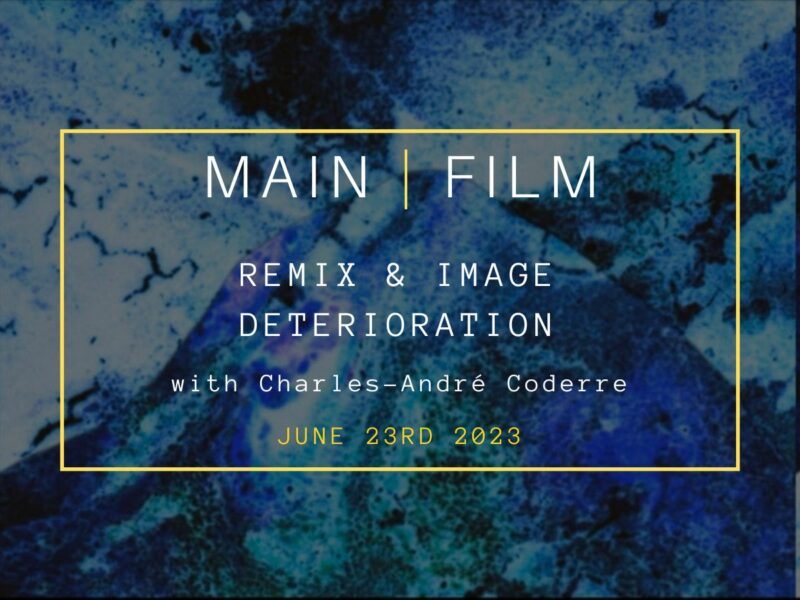Remix and image deteriotation | In-person