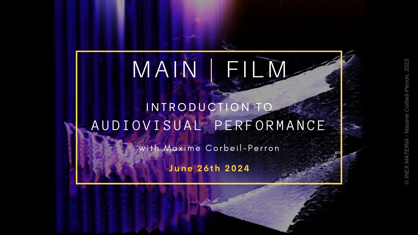 Introduction to Audiovisual Performance