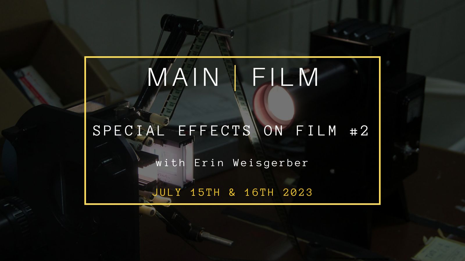 Special effects on film #2 | In-person
