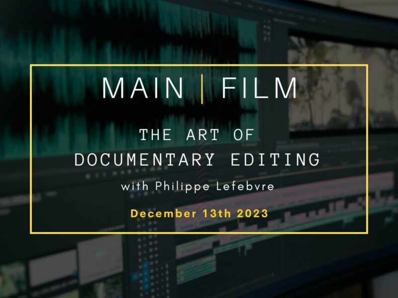 The art of documentary editing