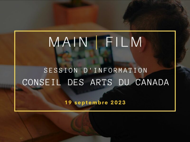 Session d'information : Conseil des Arts du Canada | En ligne