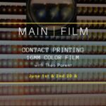 Contact Printing (16mm color film)