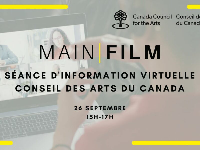 Séance d'information : Conseil des Arts du Canada | En ligne