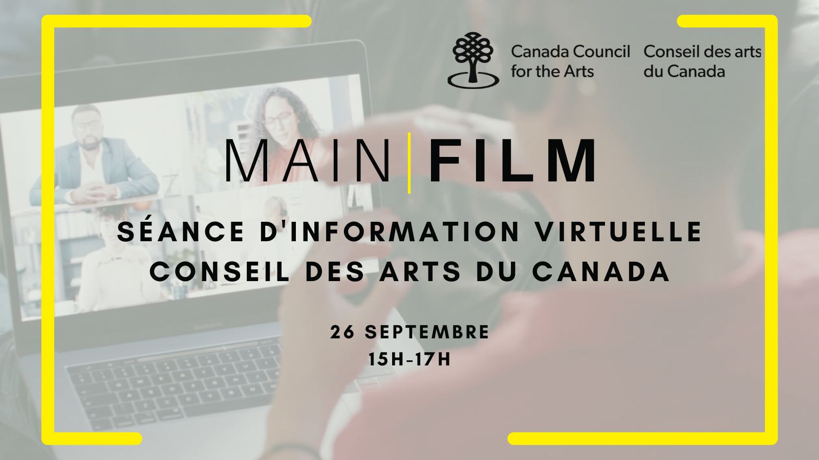 Séance d'information : Conseil des Arts du Canada | En ligne