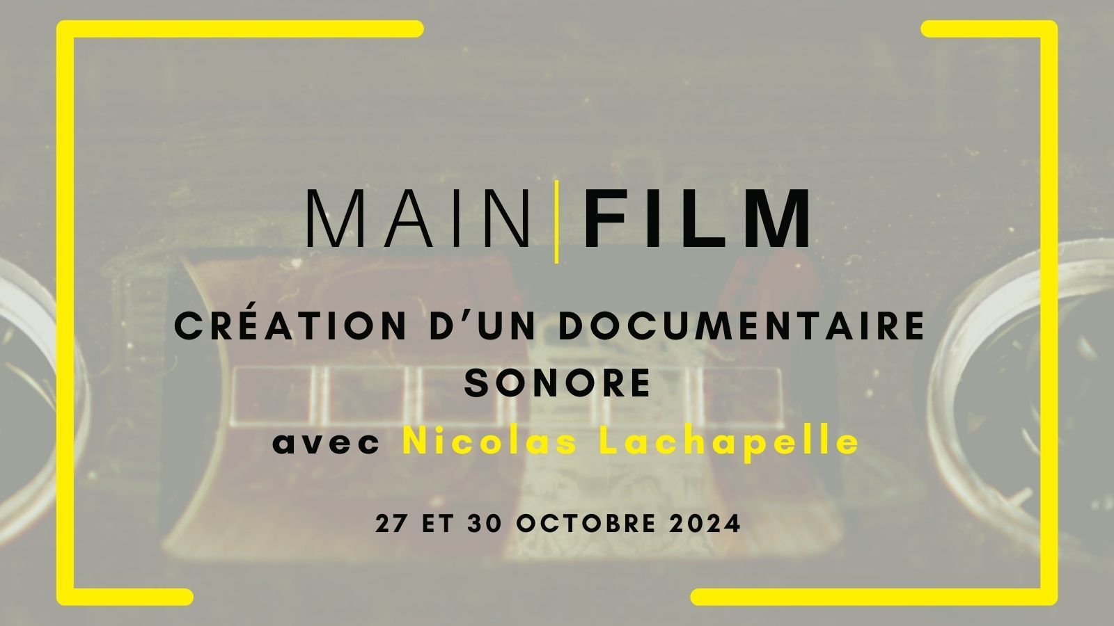 Création d'un documentaire sonore