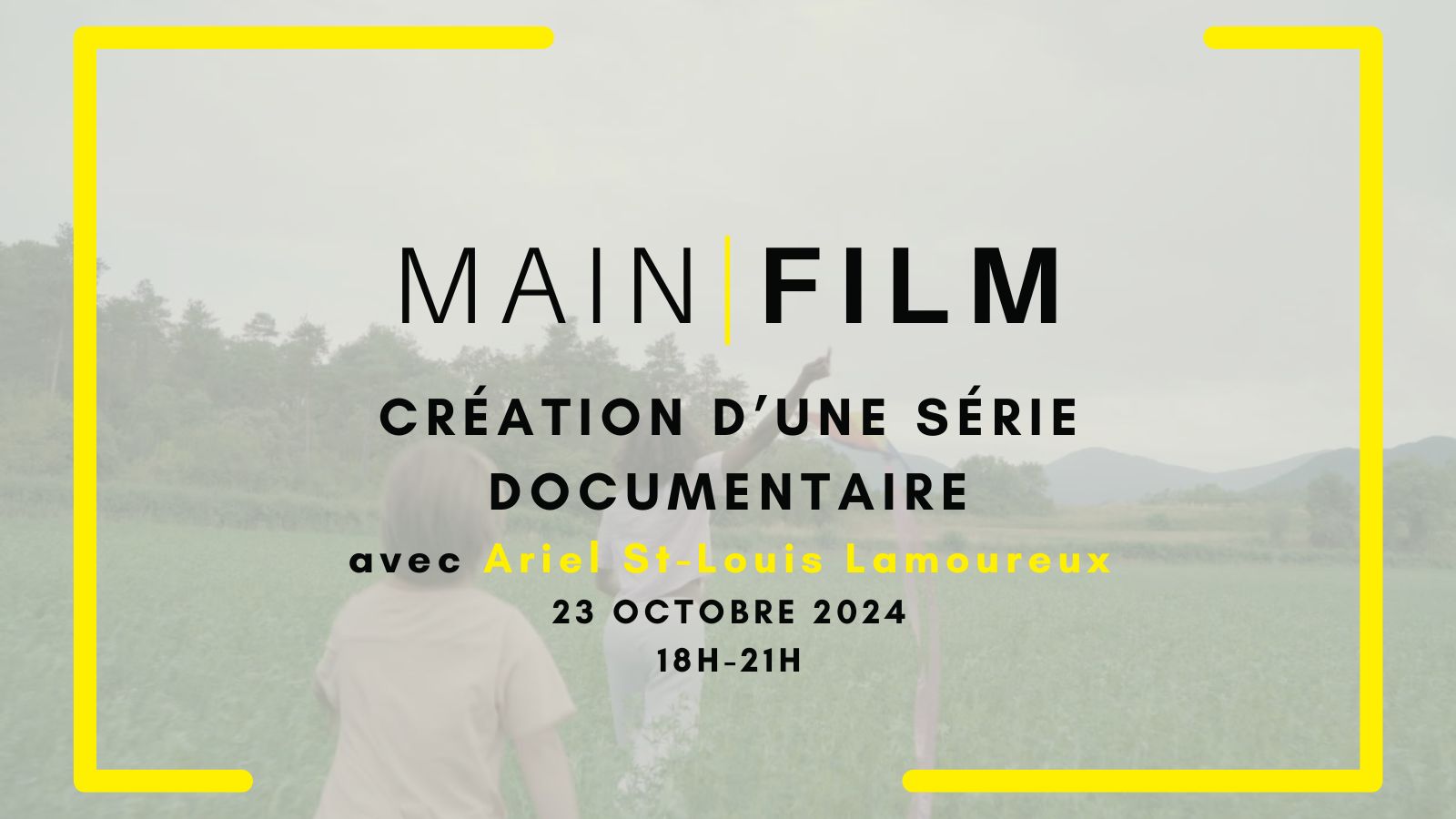 Création d'une série documentaire avec Ariel St-Louis Lamoureux