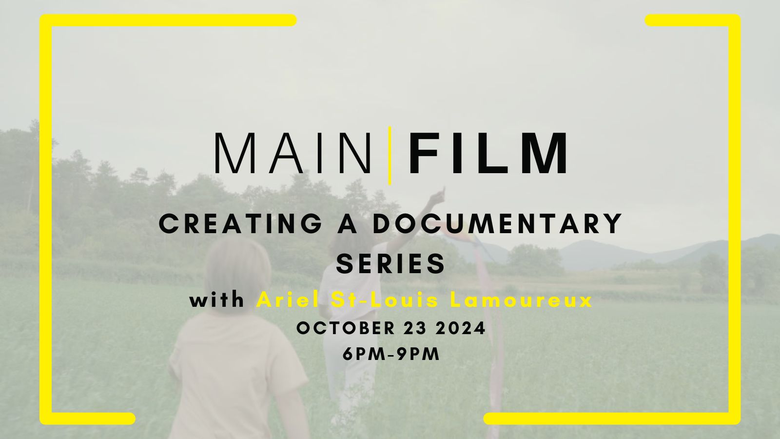 Creating a documentary series with Ariel St-Louis Lamoureux