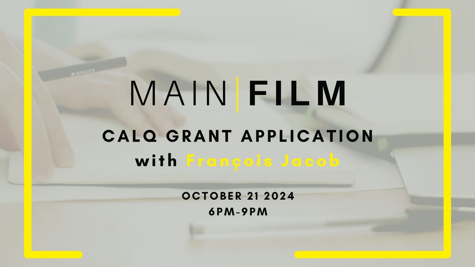 CALQ Documentary grant application