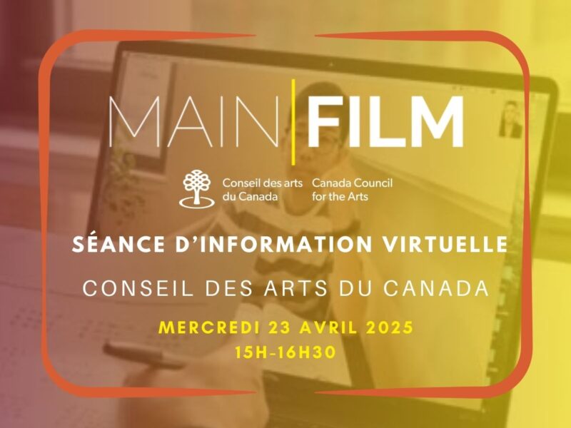 Séance d'information : Conseil des Arts du Canada | En ligne