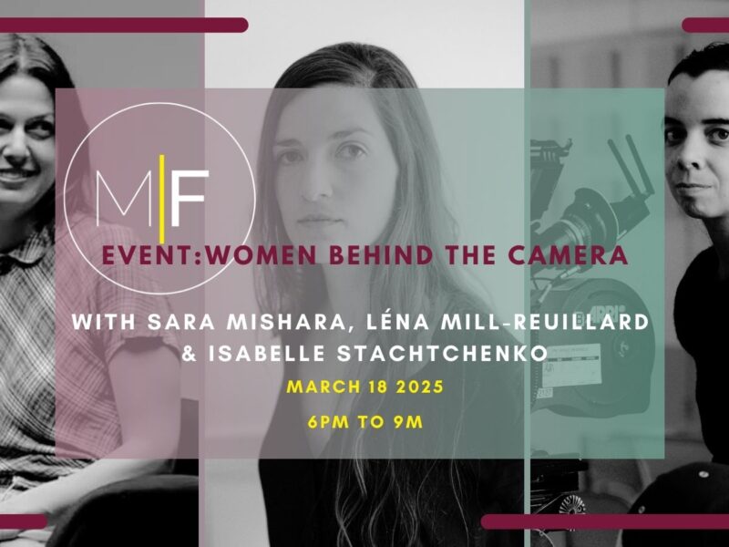 Event: Women behind  the camera