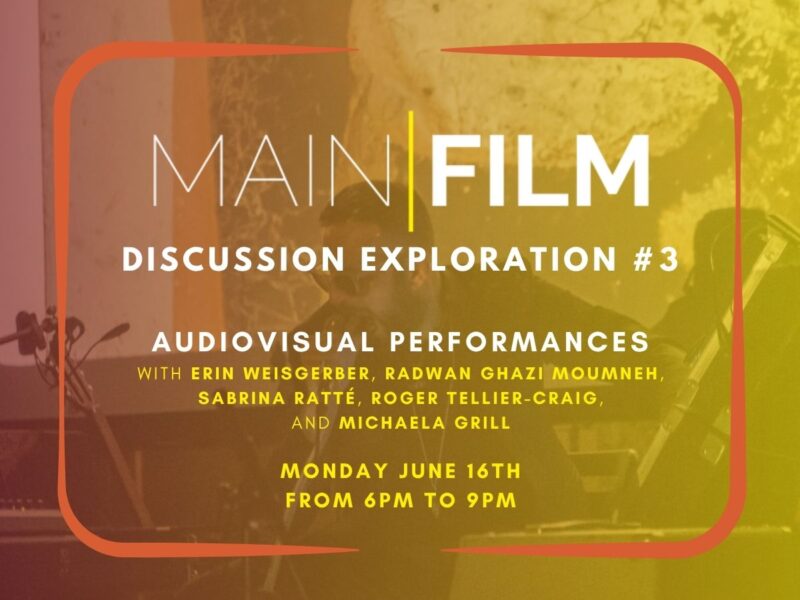 Discussion Exploration #3: Audiovisual performances
