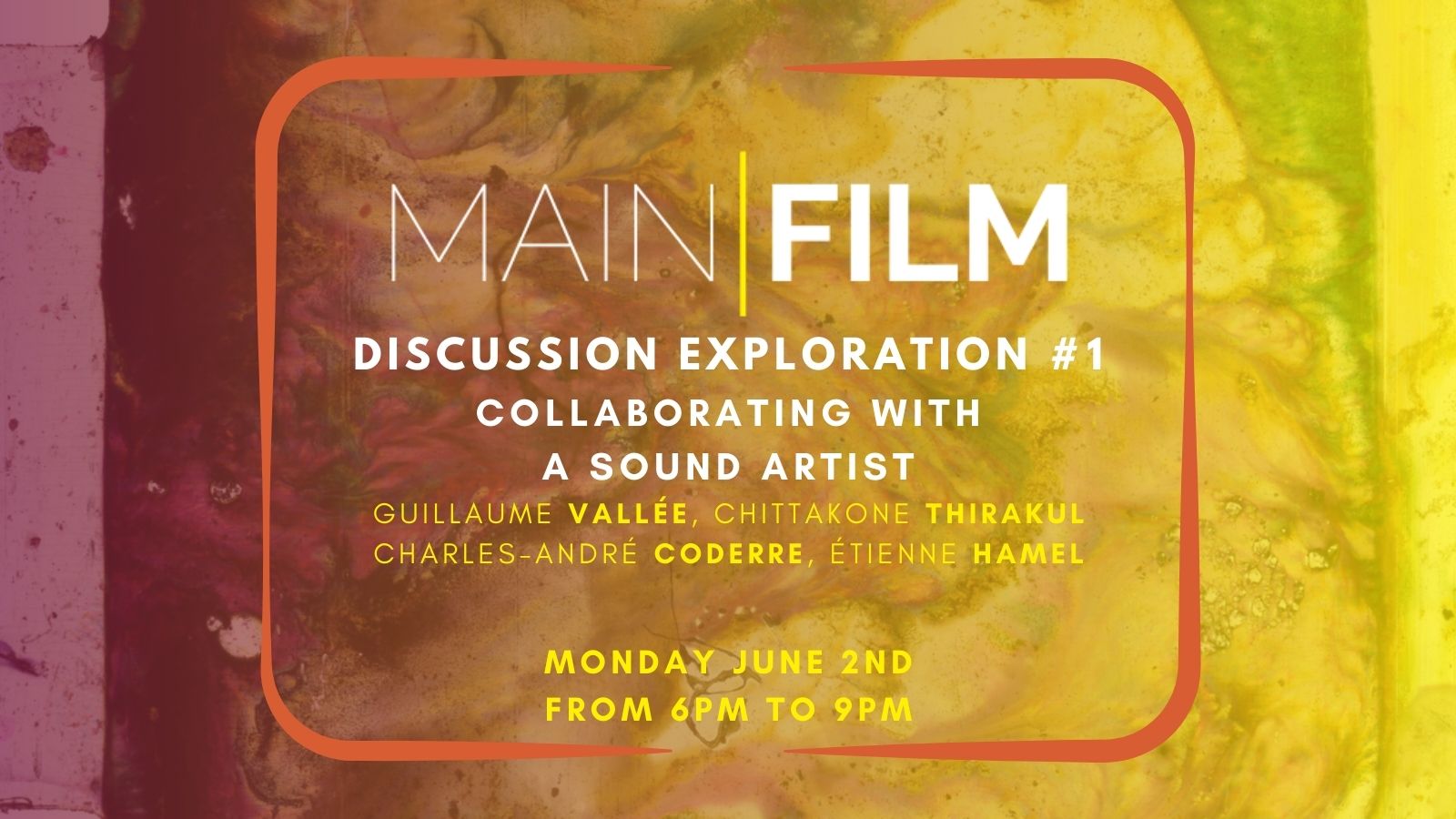 Discussion Exploration #1 : Collaborating with a sound artist