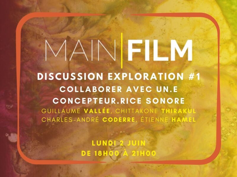 Discussion Exploration #1 : Collaborer avec un.e artiste sonore
