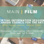 Information session: Canada Council for the Arts (online)