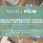 Séance d’information : Conseil des Arts du Canada (en ligne)