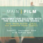 Information session: CALQ & SODEC