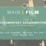 Documentary screenwriting [PRE-REGISTRATION]