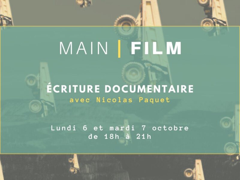 Écriture documentaire [COMPLET - Pré-inscription]
