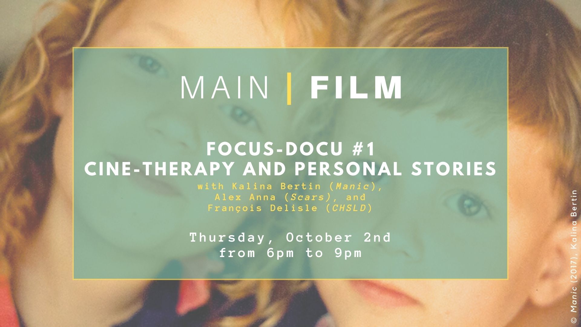 FOCUS-DOCU #1: Cine-therapy and personal stories