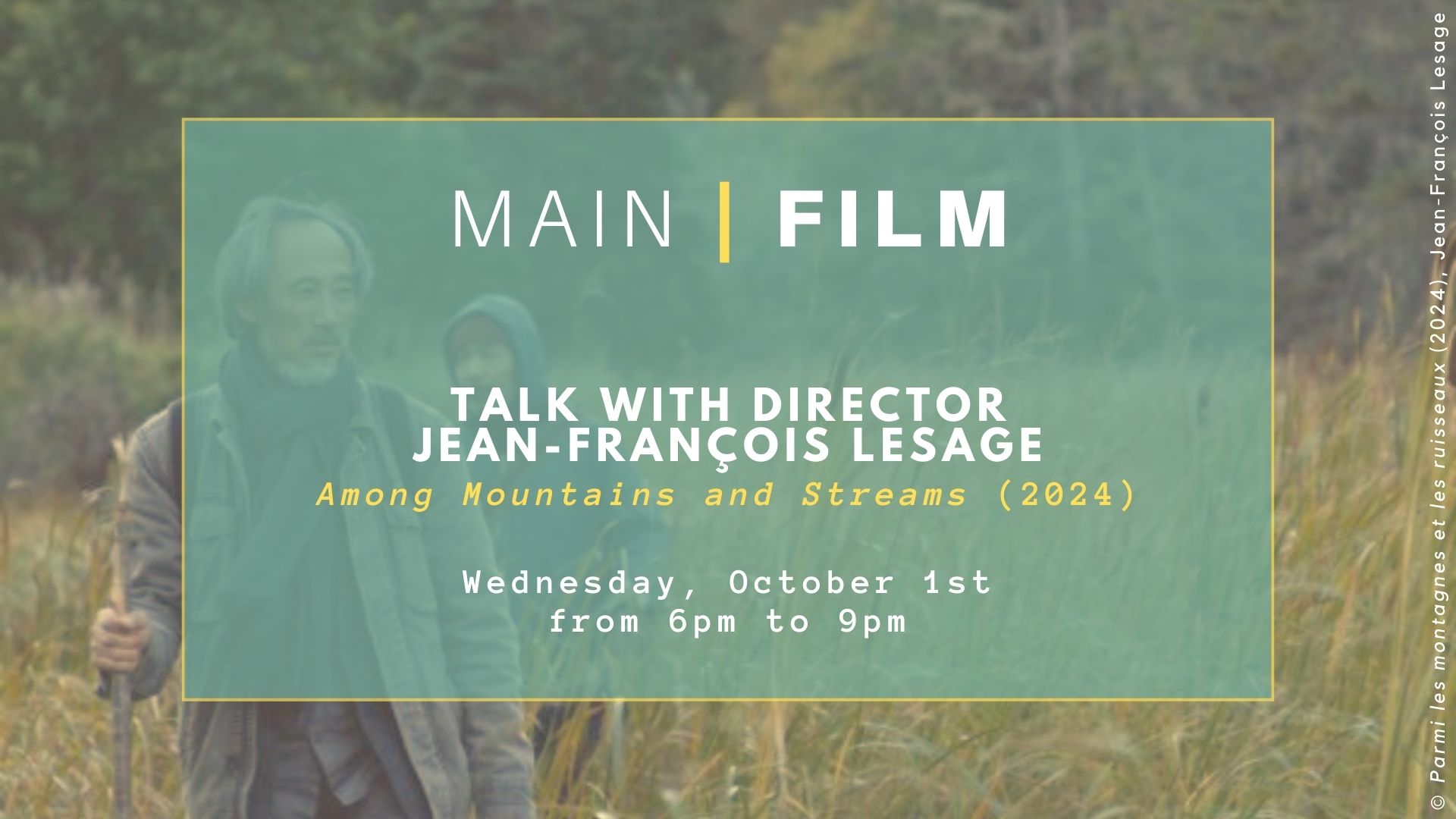 Talk with director Jean-François Lesage