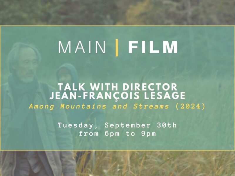 Talk with director Jean-François Lesage