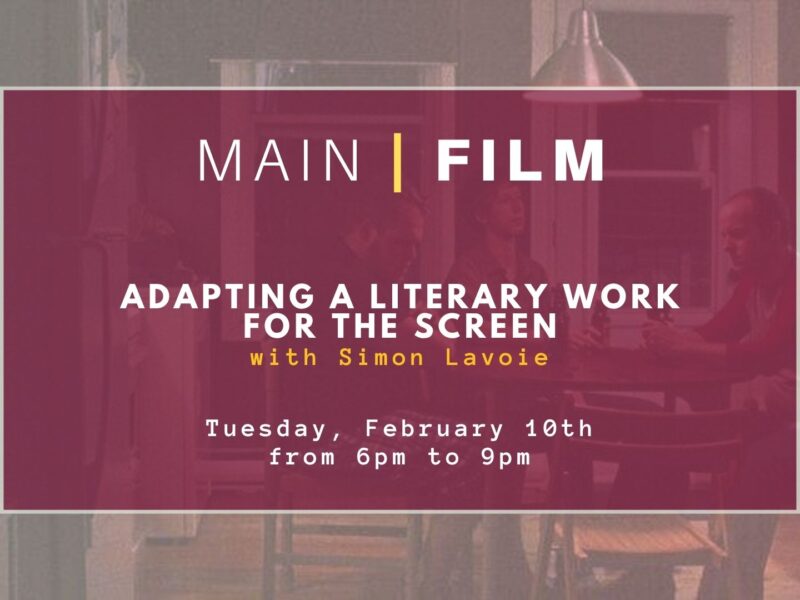 Adapting a literary work for the screen
