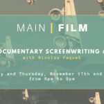 Documentary screenwriting [FULL - PRE-REGISTRATION]