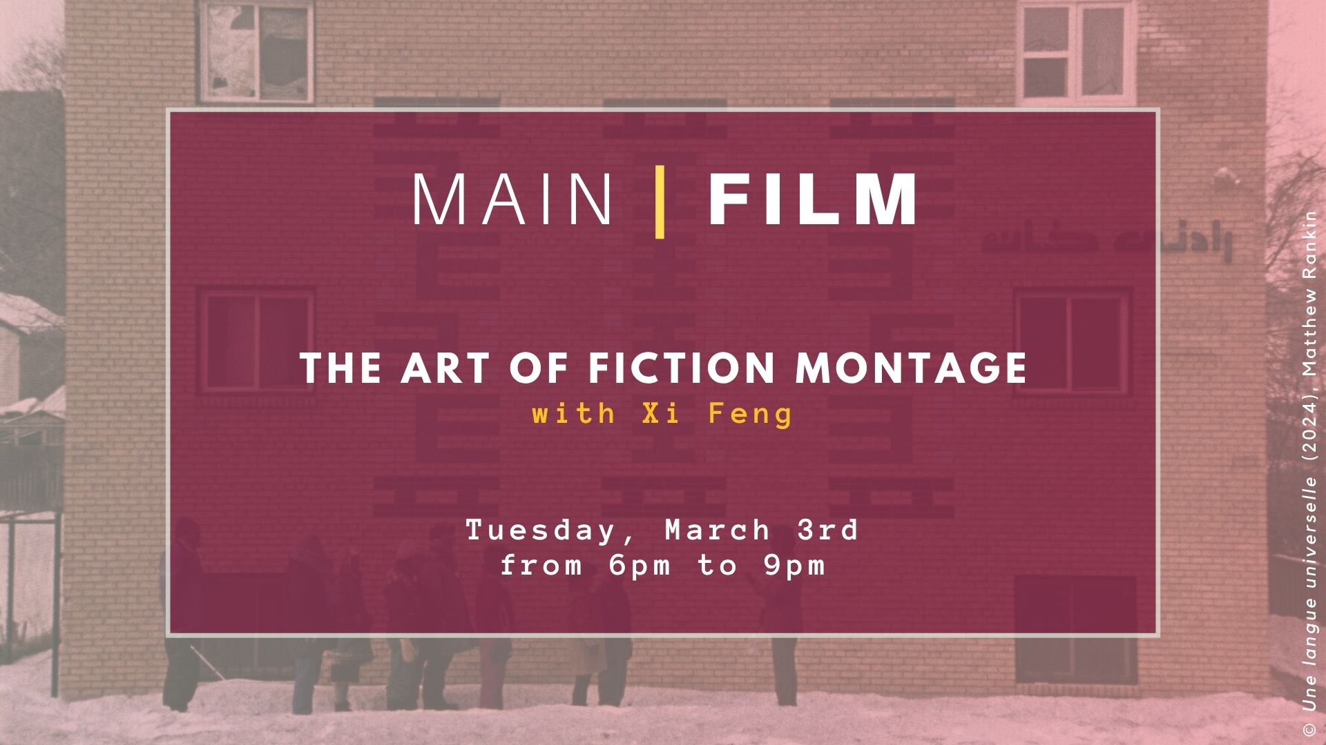 The art of fiction montage