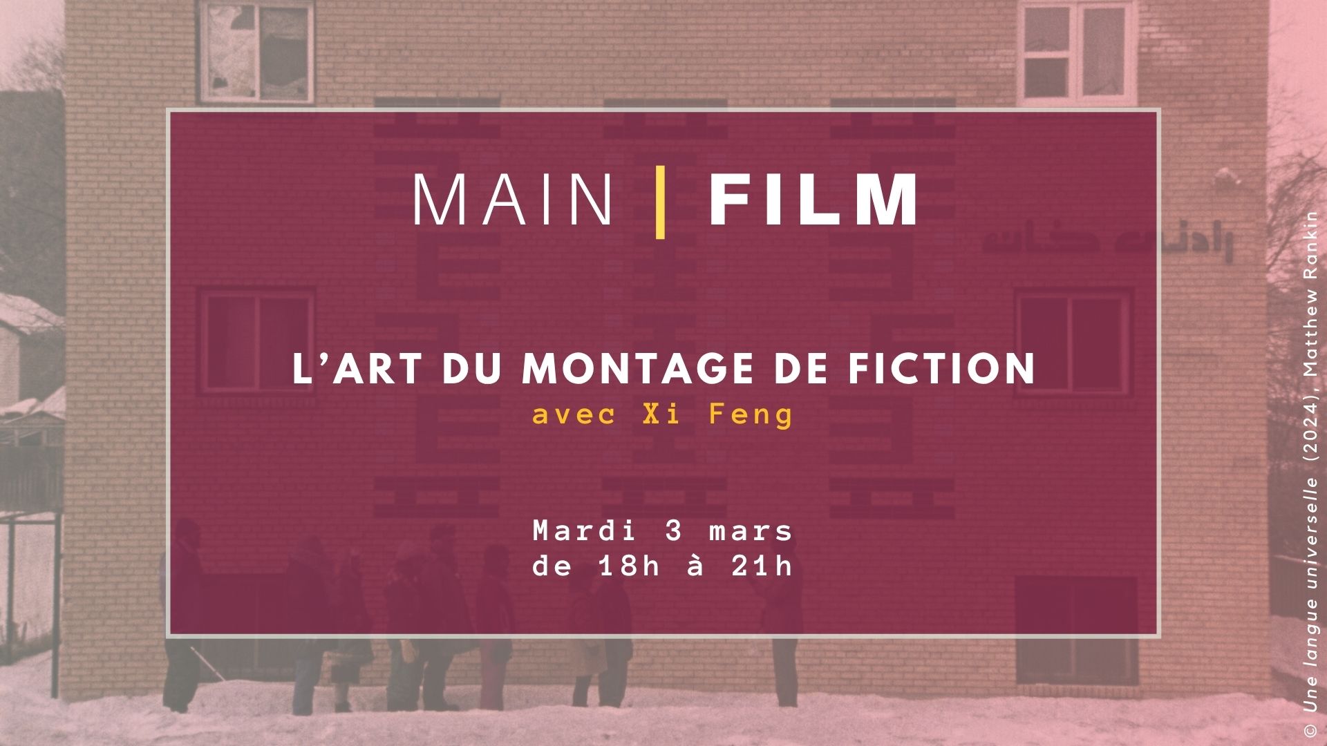 L'art du montage de fiction