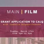 Grant application to CALQ