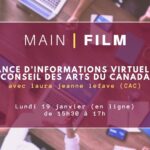 Séance d’information : Conseil des Arts du Canada (en ligne)