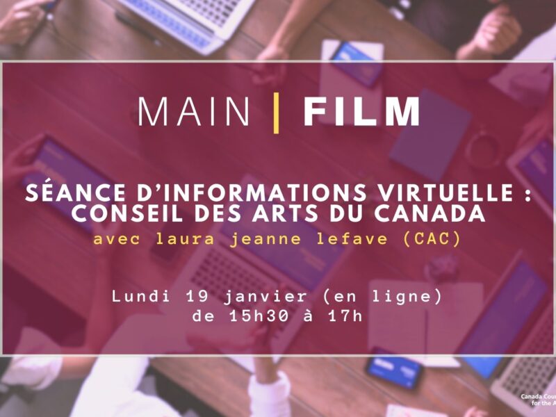 Séance d’information : Conseil des Arts du Canada (en ligne)