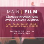Séance d’information : Programmes CALQ et SODEC