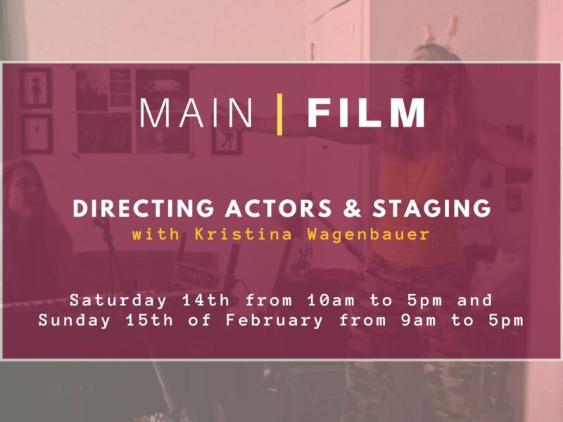 Directing actors & staging