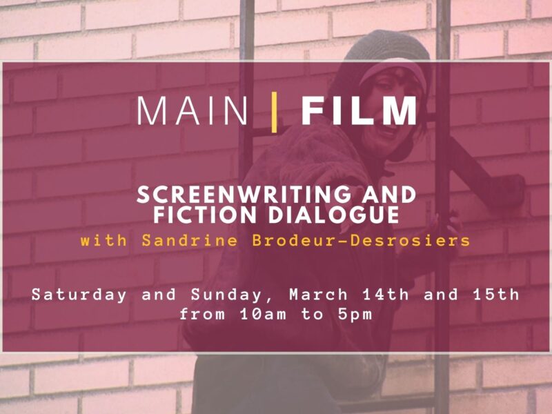 Screenwriting and fiction dialogue