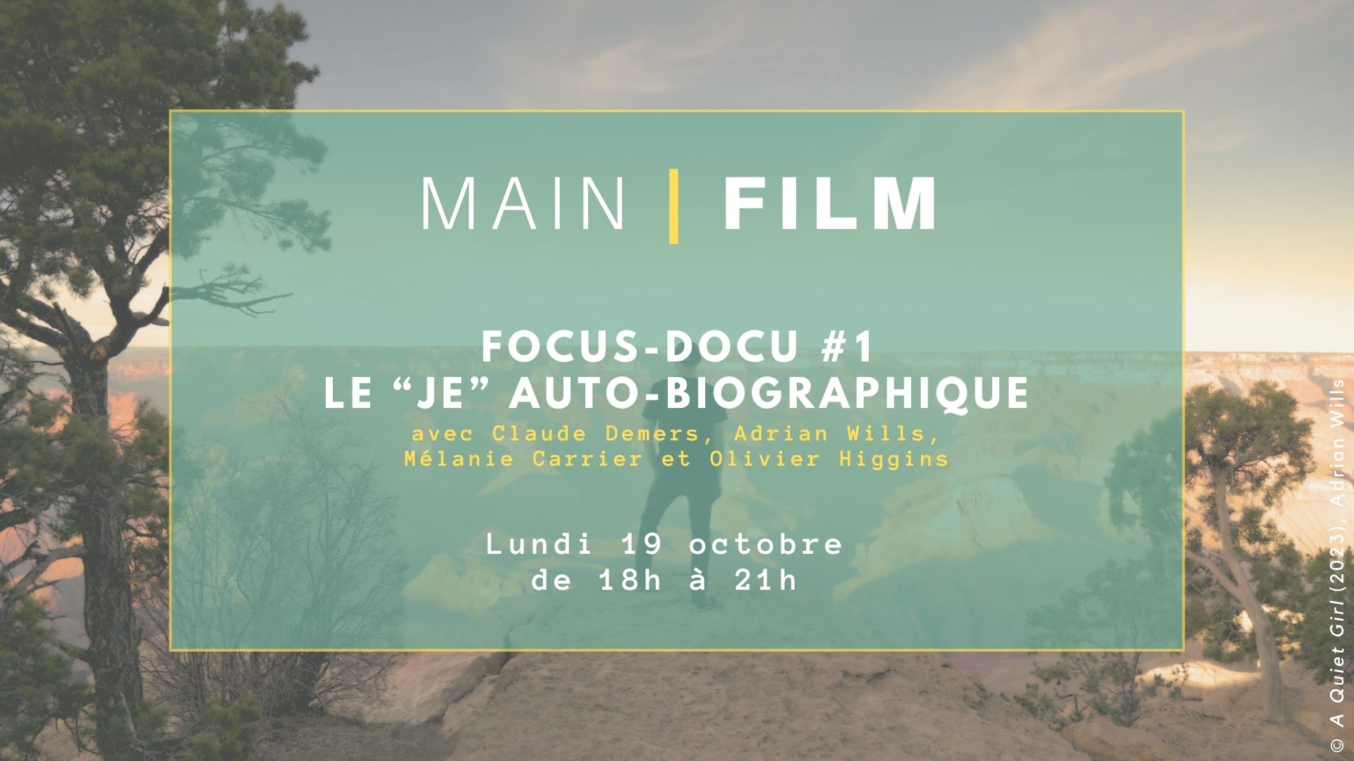 FOCUS-DOCU #1 : Le "Je" autobiographique